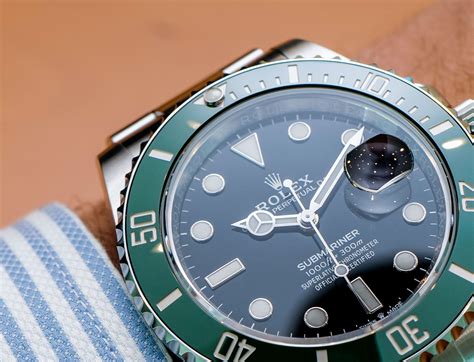 rolex watch green band|Rolex with green bezel.